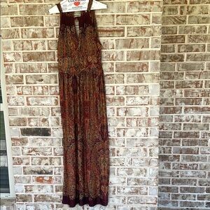 Emma & Michele Paisley Print Maxi Dress